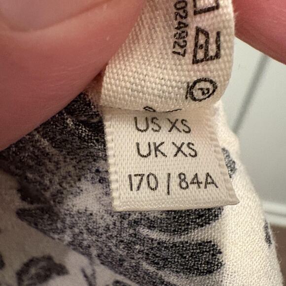 Free People Bodysuit Womens XS Floral Polka Dot Intimately Boho Flare Stretch - Picture 3 of 13